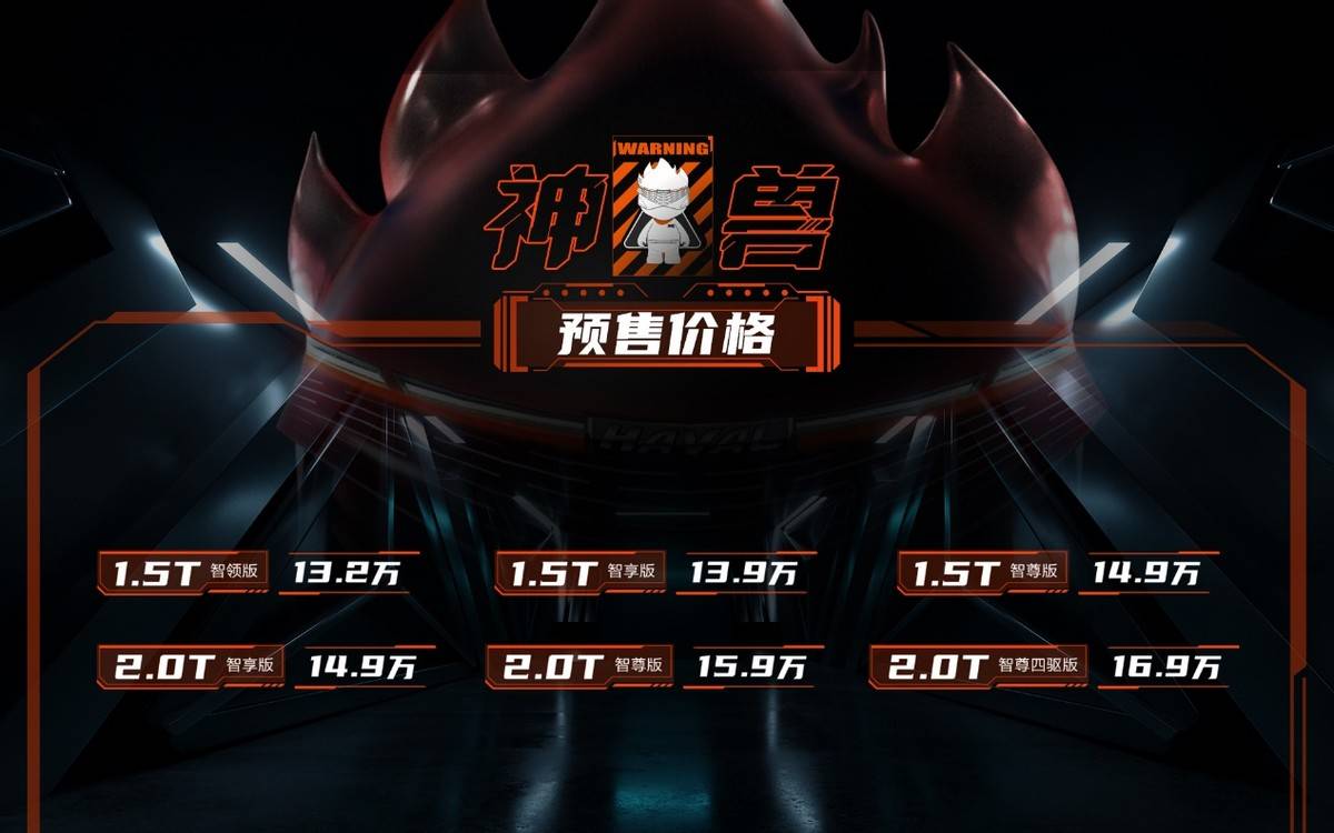 哈弗又推“动物”类新车，预售价13.2万起，怀挡设计眼前一亮